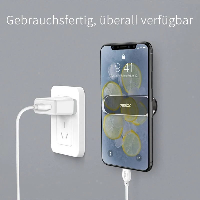 Kompakt magnetisk telefonholder uden installation
