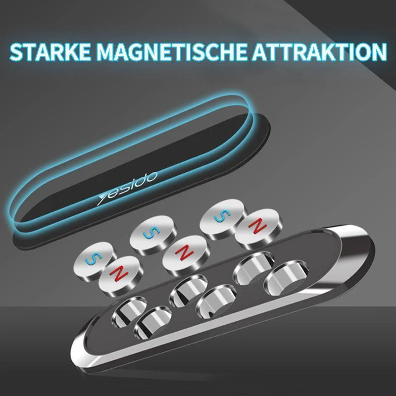 Kompakt magnetisk telefonholder uden installation