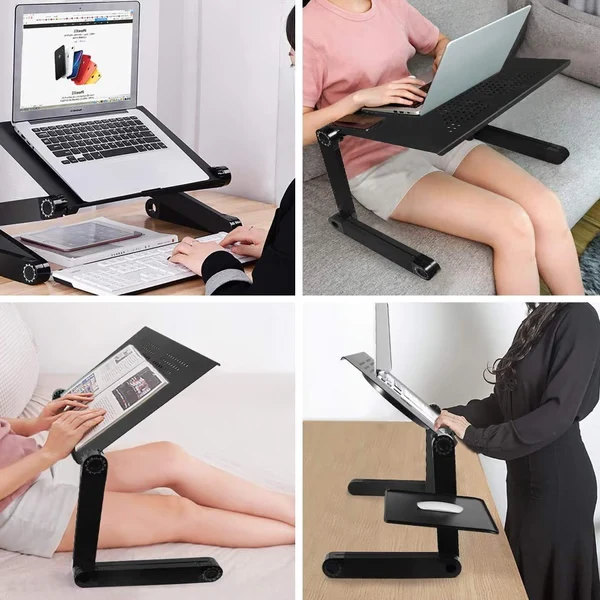Justerbar ergonomisk bærbar computerstander – let og funktionel