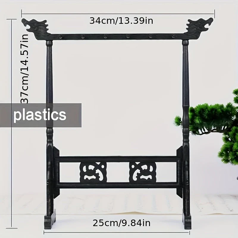 Elegant håndlavet holder til kalligrafipensler med 12 rum