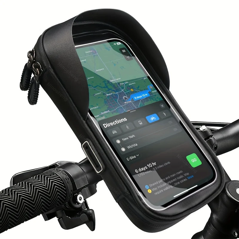 Vandtæt Telefonholder til Cykel og Motorcykel | 360° Justerbar