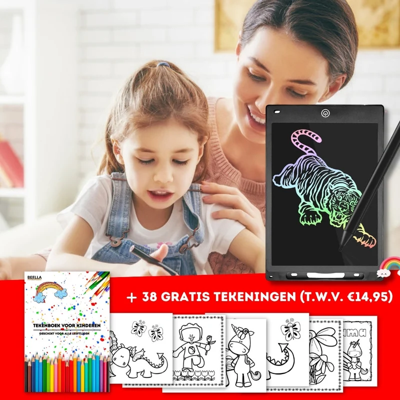 LCD Tegnetablet til Børn - KreativSkaber