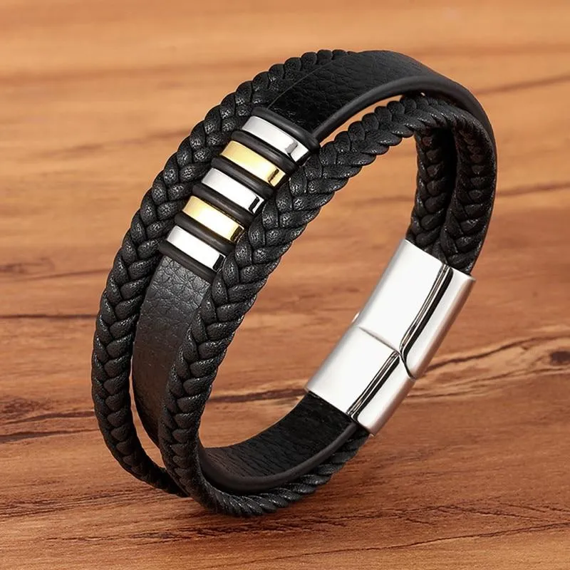 Stilfuld Læderarmbånd til Mænd - Tidløs Elegance