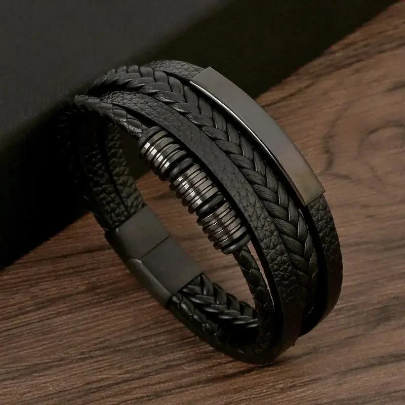 Elegant Læderarmbånd - Tidløs Stil og Klasse