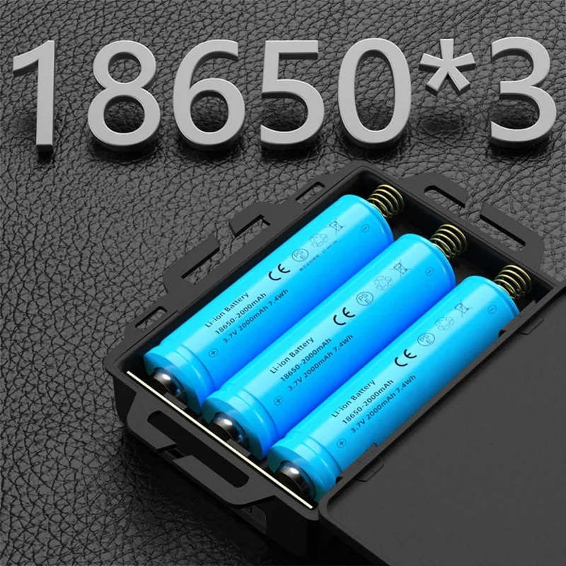 LysMester – 10.000 lumen lygte med justerbart lys og powerbank