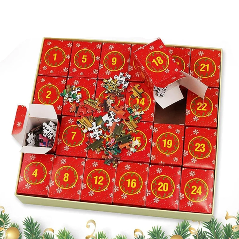 Julekalender Puzzle - 24 Dages Nedtælling