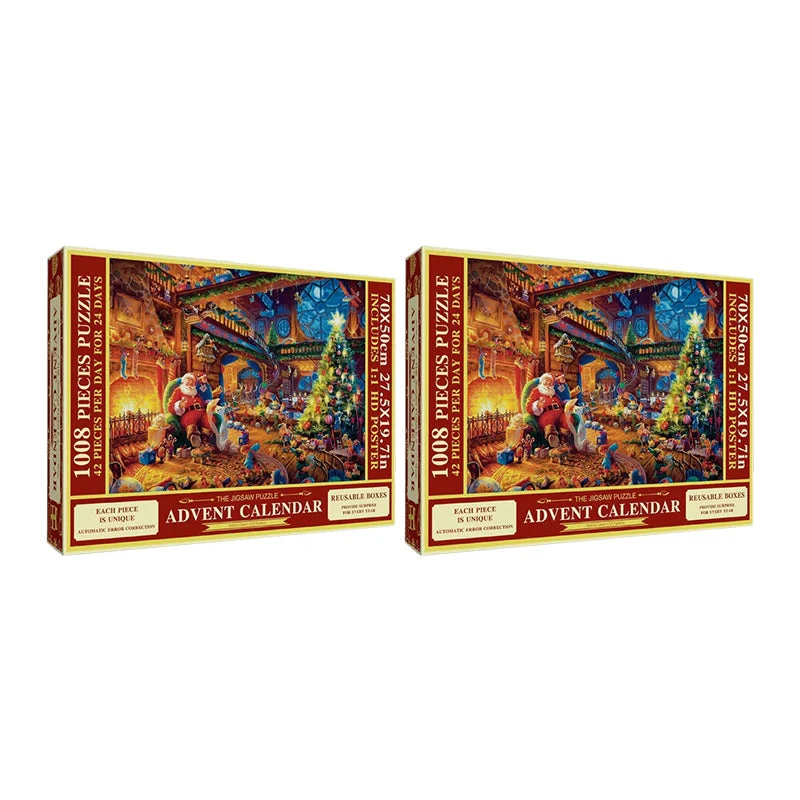 Julekalender Puzzle - 24 Dages Nedtælling