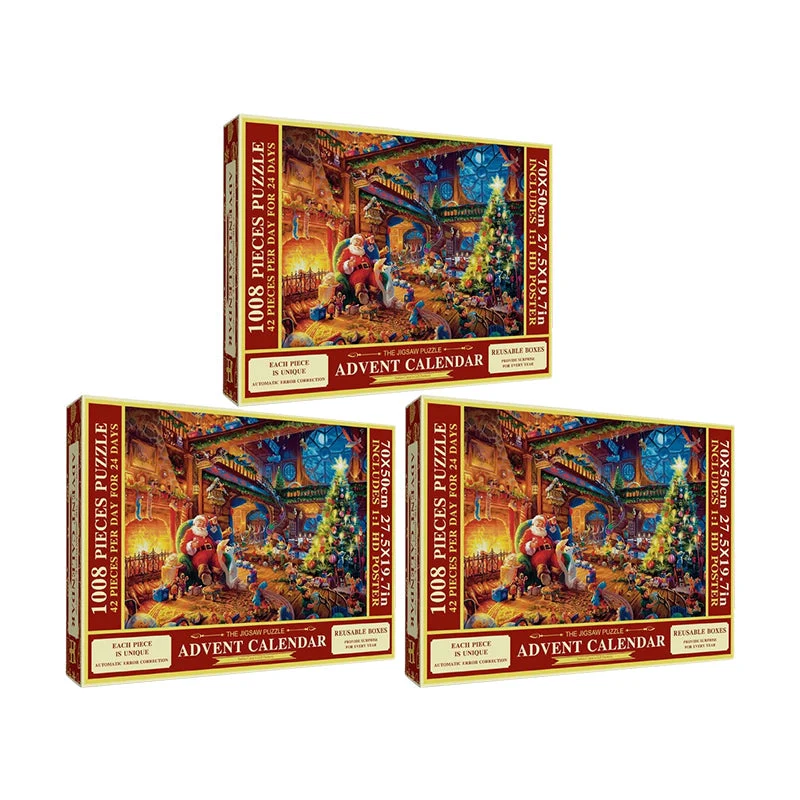 Julekalender Puzzle - 24 Dages Nedtælling
