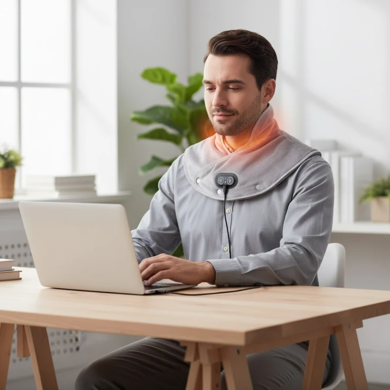 ThermoEase | Varmebehandling til Nakke og Skuldre – Hurtig Smertelindring