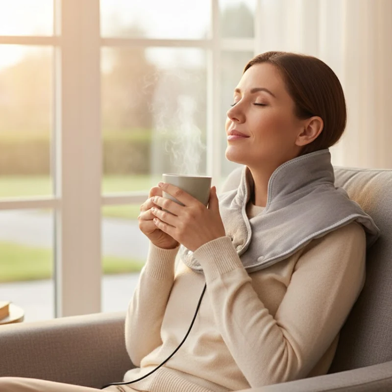ThermoEase | Varmebehandling til Nakke og Skuldre – Hurtig Smertelindring