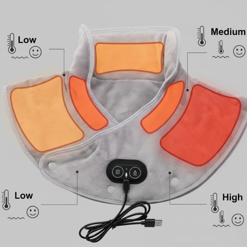 ThermoEase | Varmebehandling til Nakke og Skuldre – Hurtig Smertelindring