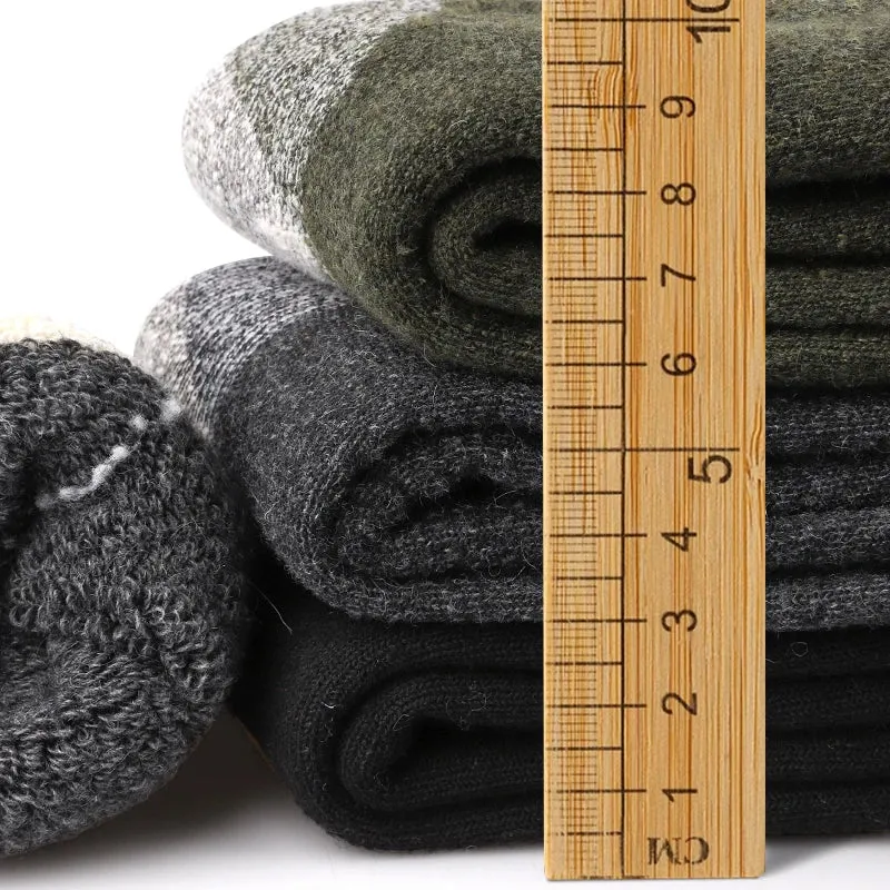 Varme Merino Sokker til Mænd | Pakke med 3 Stykker | Medium Længde