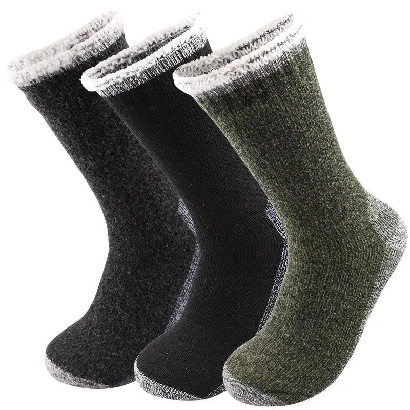 Varme Merino Sokker til Mænd | Pakke med 3 Stykker | Medium Længde