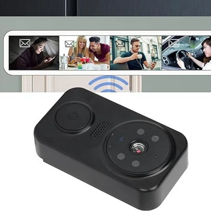 Smart Wi-Fi Dørklokke med Kamera – Sikkerhed i Stil