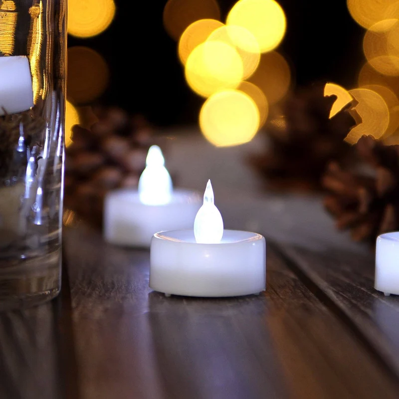 Flammefri LED-lamper med timer til hyggelig belysning