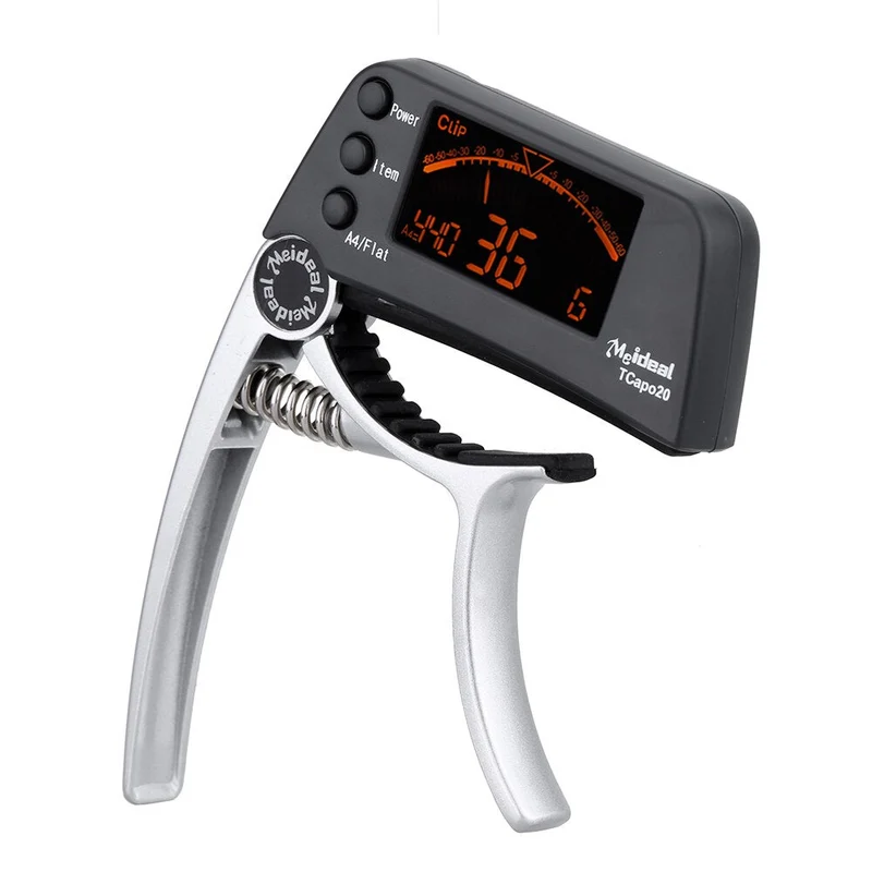 Kombineret Capo og Tuner – StrengFix