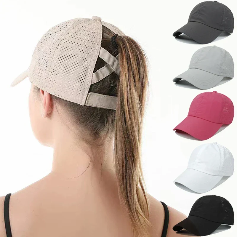 Fleksibel og åndbar sportshat med justerbar pasform – VentCap