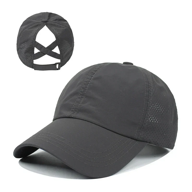 Fleksibel og åndbar sportshat med justerbar pasform – VentCap
