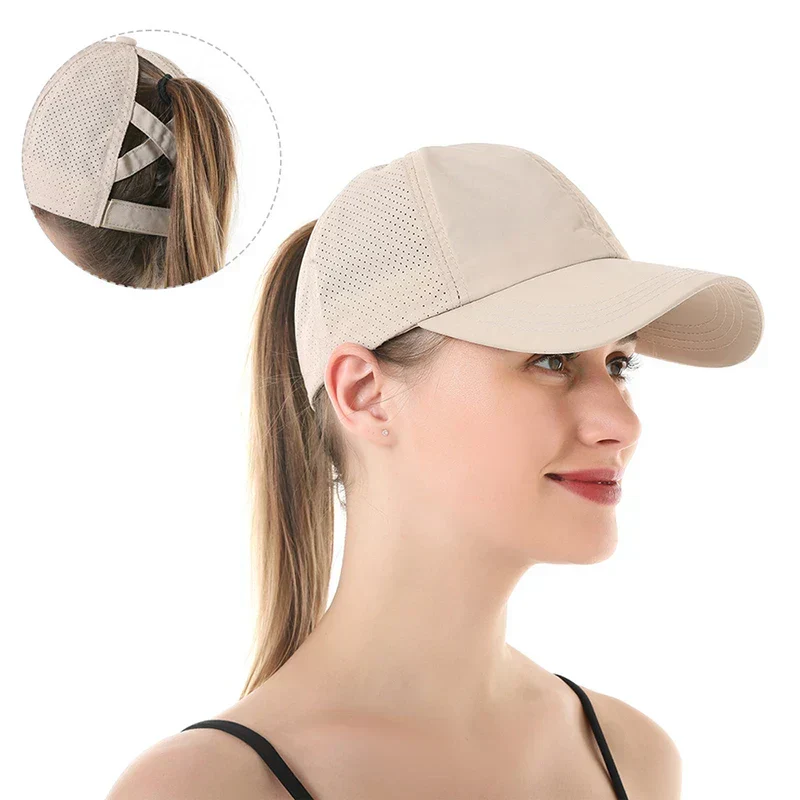 Fleksibel og åndbar sportshat med justerbar pasform – VentCap