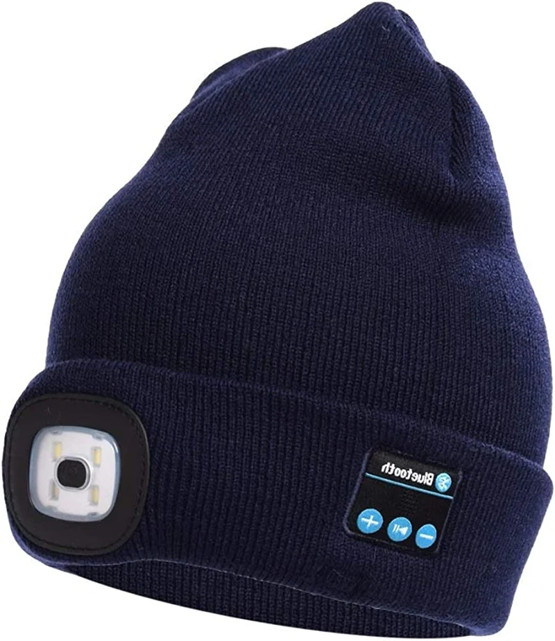 Smart Beanie med Bluetooth og LED Lys