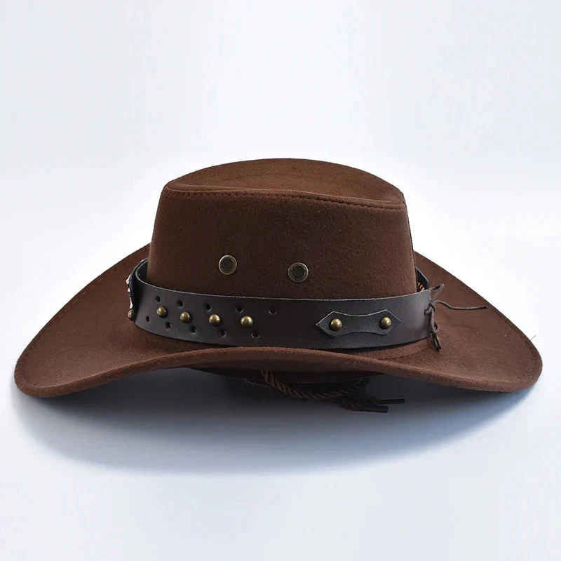 Klassisk Cowboyhat i Økologisk Læder
