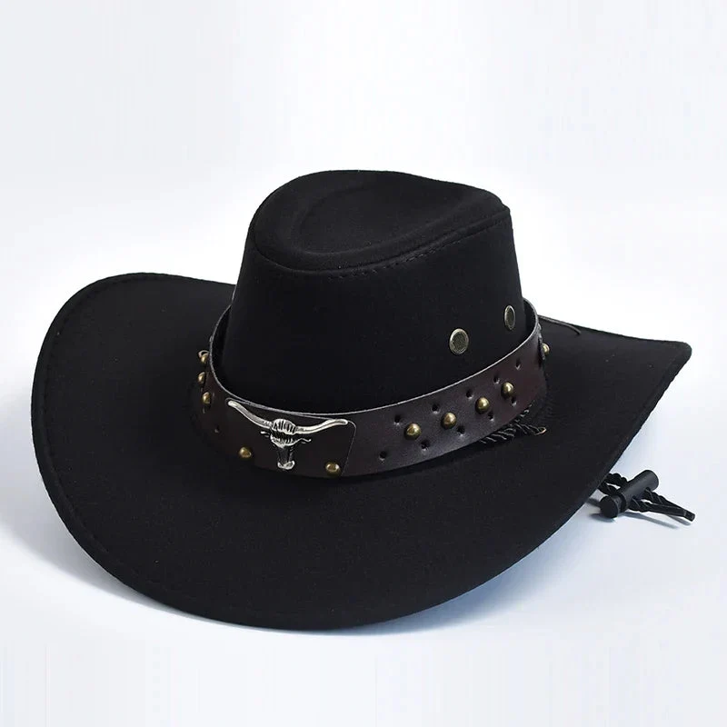 Klassisk Cowboyhat i Økologisk Læder