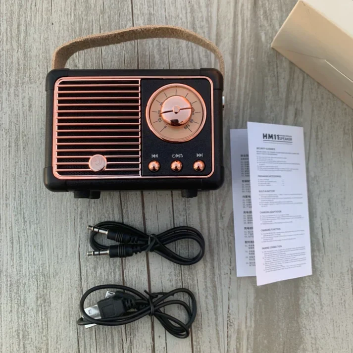 RetroSound Bluetooth Højttaler | Elegant og kraftfuld lyd i kompakt design