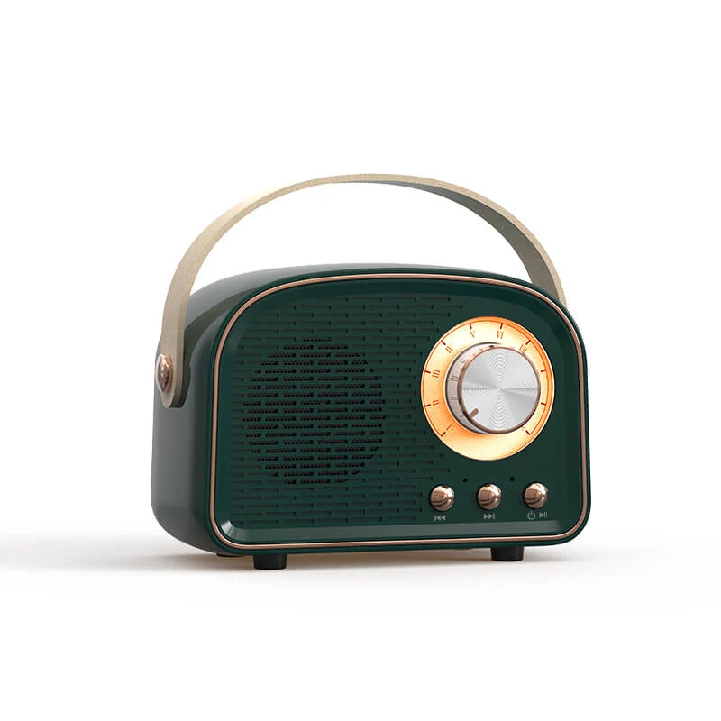 VintageLyric | Bærbar Bluetooth Højttaler med FM Radio
