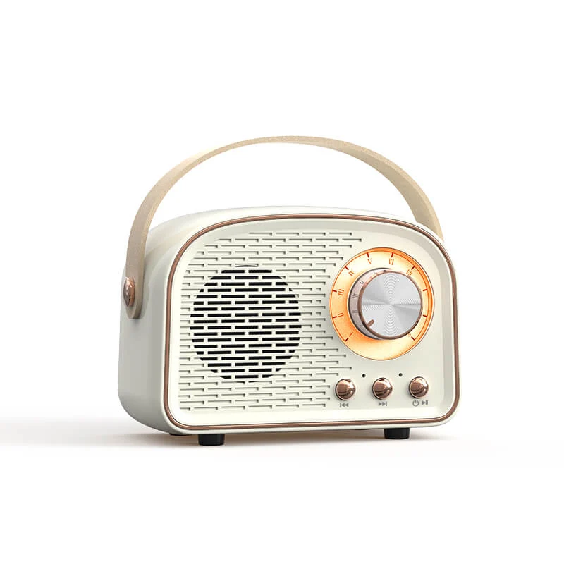 VintageLyric | Bærbar Bluetooth Højttaler med FM Radio