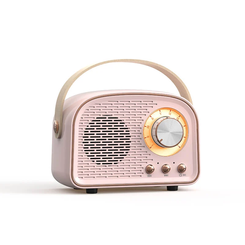 VintageLyric | Bærbar Bluetooth Højttaler med FM Radio