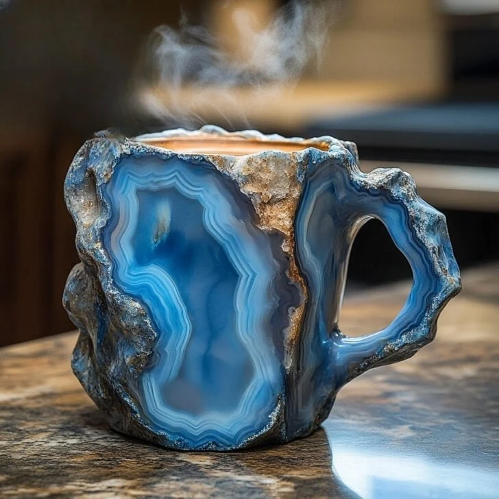 Luxuriøs GemTasse | Håndlavet krus til café og te med glitrende design