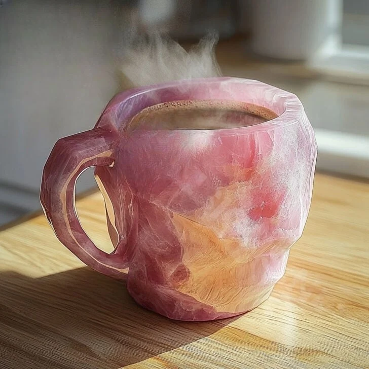 Luxuriøs GemTasse | Håndlavet krus til café og te med glitrende design
