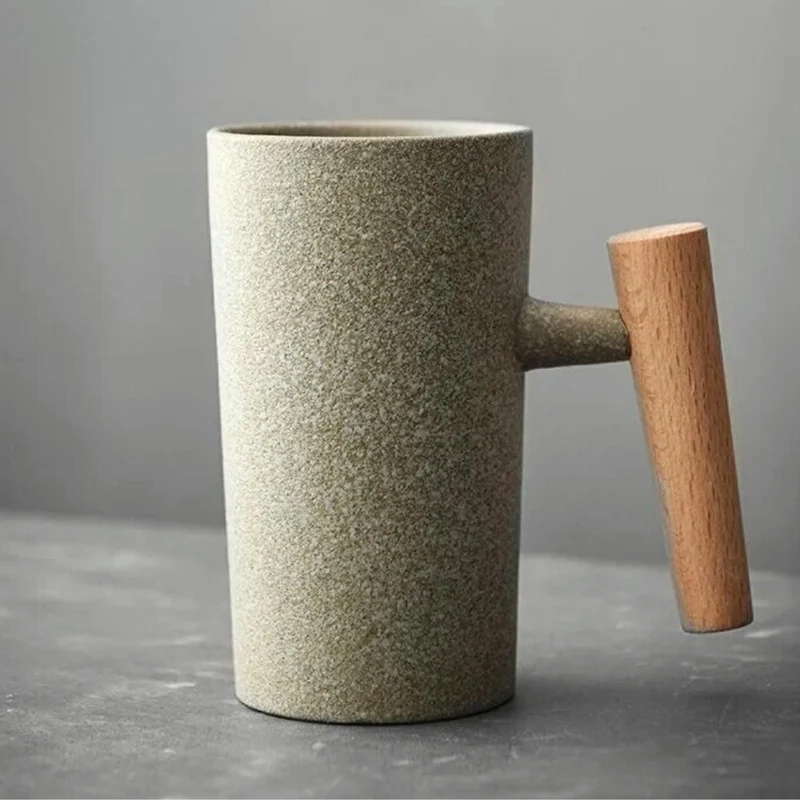 Nordisk Latte Krus med Naturligt Design – EcoSip