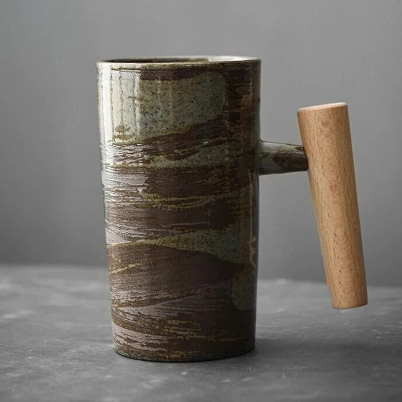 Nordisk Latte Krus med Naturligt Design – EcoSip