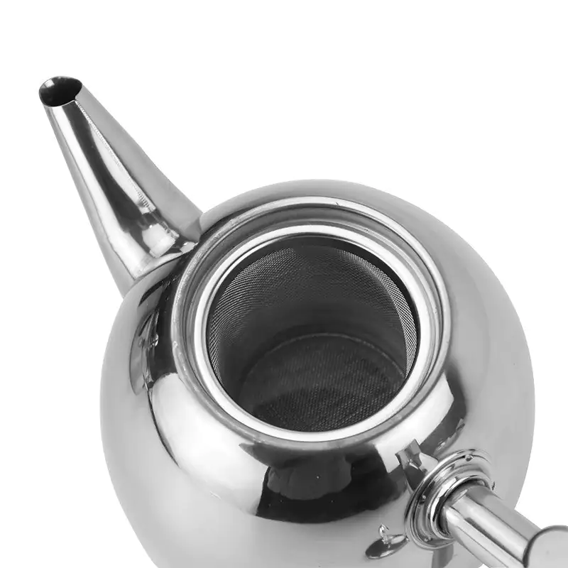 Stilfuld Stål Teapot med Indbygget Infuser