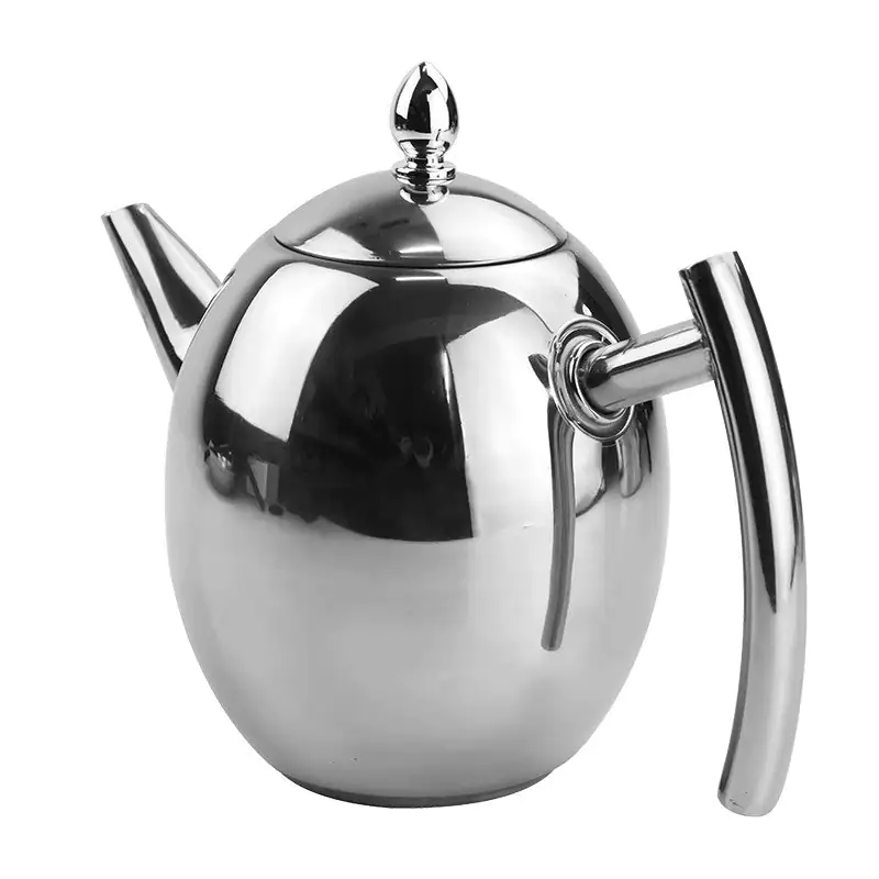 Stilfuld Stål Teapot med Indbygget Infuser