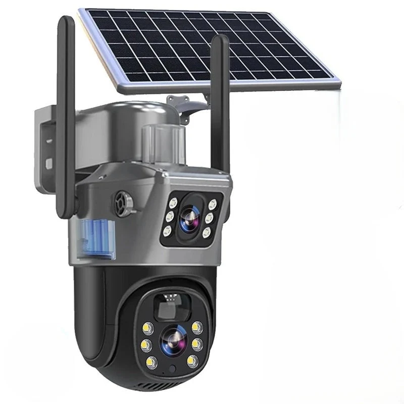 Trådløs 4K Overvågningskamera med Solpanel – SkyWatch Pro