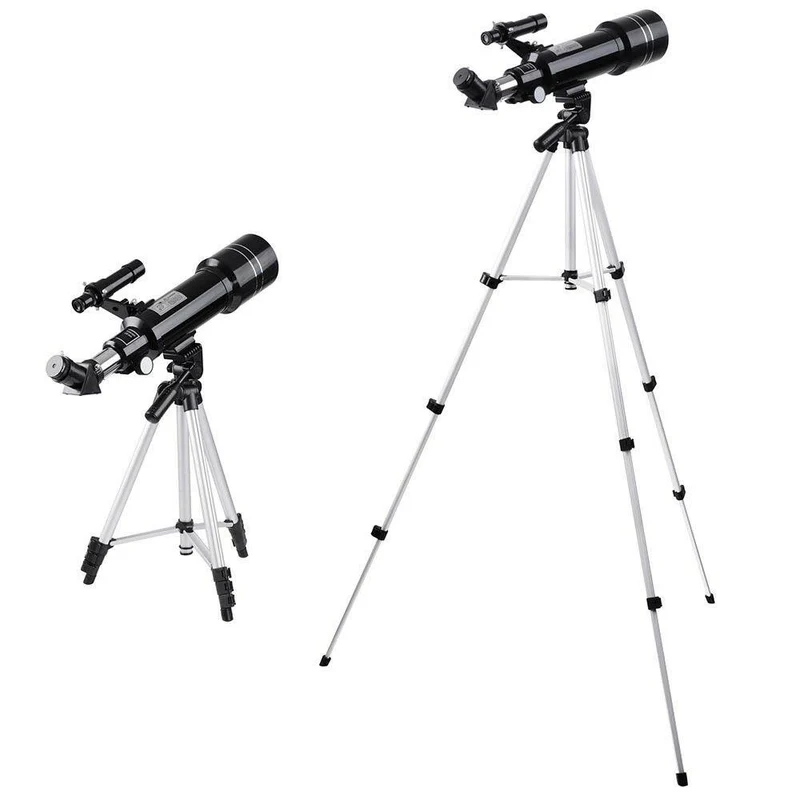 Stjernekikkert 400/70mm | Præcisionsreflektor med Stabilt Stativ