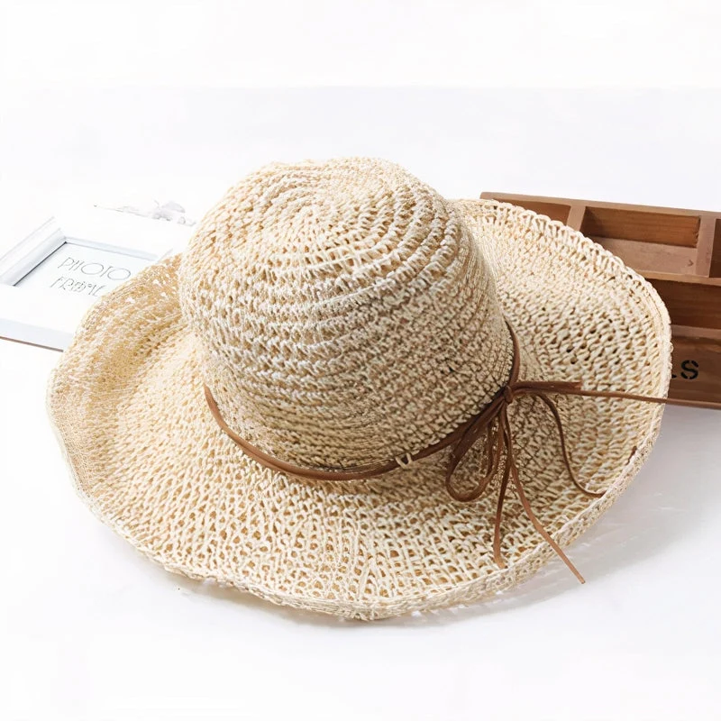 Solbeskyttende Sommerhat med Fleksibel Visor