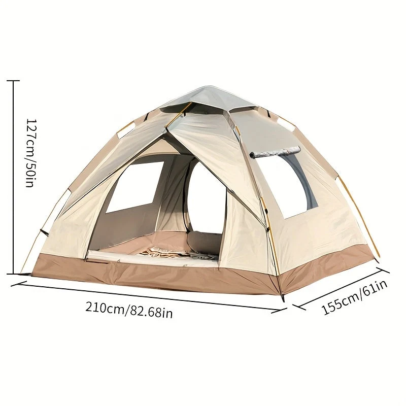 Auto-åbnende Campingtelt – Komfortabelt og Beskyttende