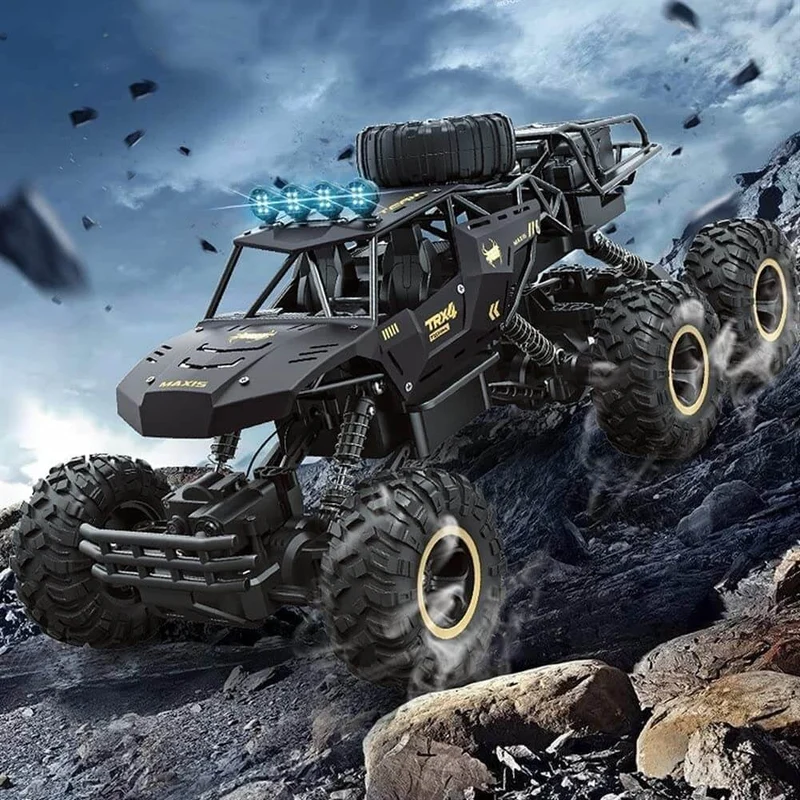 Terræn RC Lastbil med 6 Hjul | 1:12 Monstermodel med 52 km/t