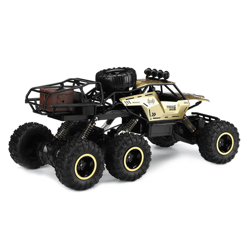Terræn RC Lastbil med 6 Hjul | 1:12 Monstermodel med 52 km/t