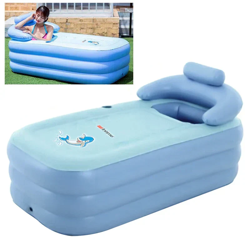 Inflatable Baby Bathtub med Komfortabel Pude – Sikker og Blød Oplevelse