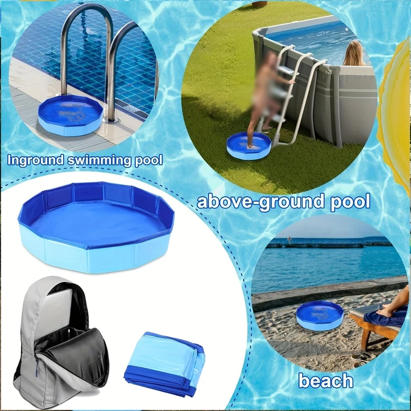 Portabel Fodbadekar til Swimmingpool – Praktisk og Let at Bruge