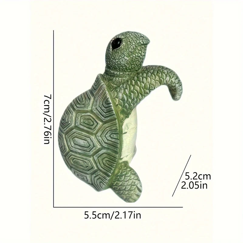 Sød hængeplante i skildpaddedesign – Perfekt til hjemmet og haven
