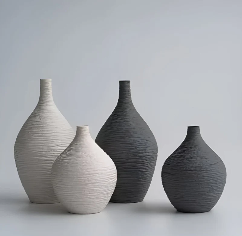 Keramikvase med nordisk elegance