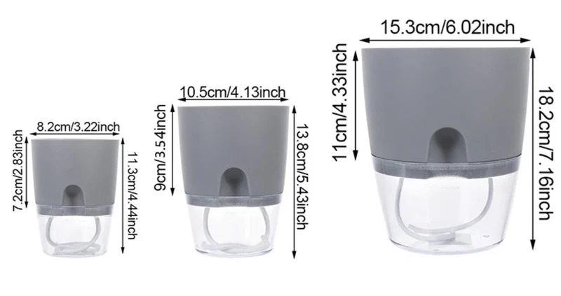 Selvvandende Blomsterkrukke – HydrationPro