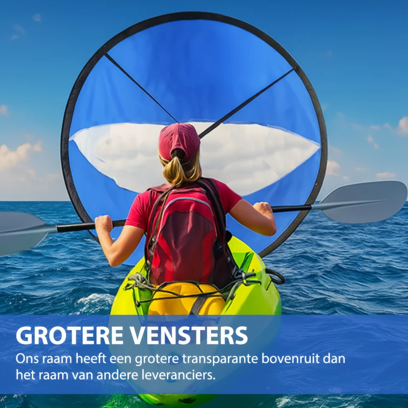 Sammenklappelig Kajak Sejl – Hurtigere og Nemmere Padling