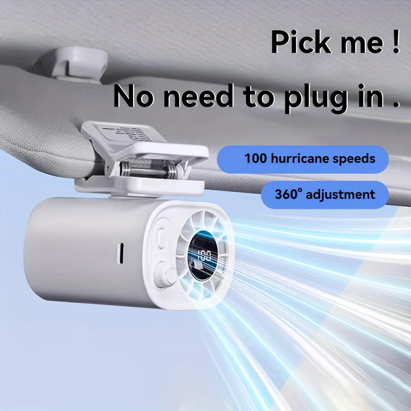 Mini Ventilator AirFlowClip – Effektiv Køling Overalt