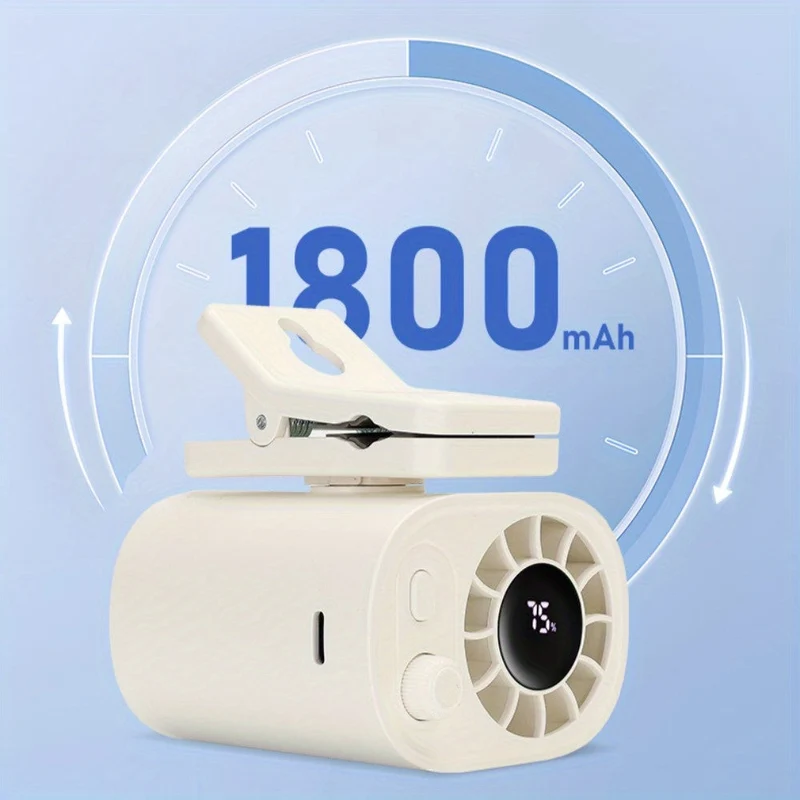 Mini Ventilator AirFlowClip – Effektiv Køling Overalt